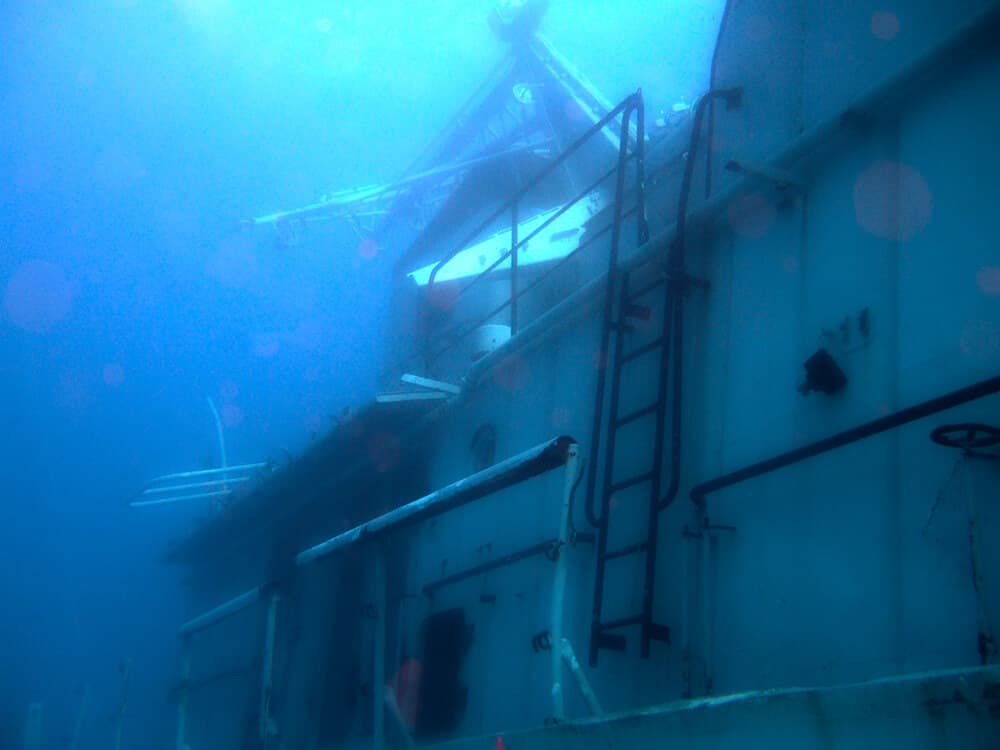 Open water dive site near Comino